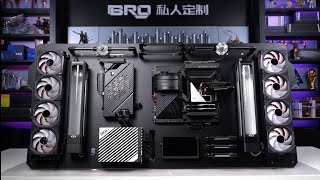「BRO」4K PC Build Water Cooling Wall Ditched The Chassis.Do You Want This Wall?#p
