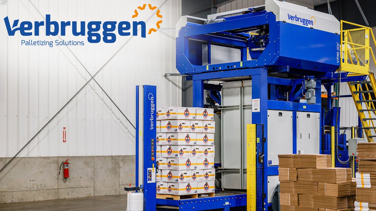 Verbruggen VPM-10 Combi | Automatic Palletizing Of Potatoes | Bags ...