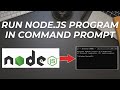 How to Run Node.js Program in Command Prompt