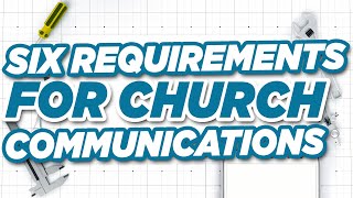 6-Part Church Communications Checklist