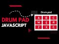 Create drum pad || html,  css,  javascript || [ #fluroxiumcoder  ]