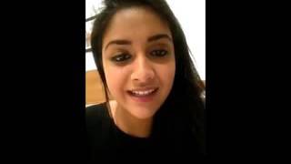 Actress Keerthi Suresh Kambi Live