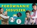 Chusty w splocie serduszkowym - porównanie dla początkujących