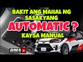 BAKIT ANG MAHAL NG AUTOMATIC KAYSA SA MANUAL NA SASAKYAN? IBA'T IBANG URI NG MGA MATIC TRANSMISSION