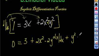 Calculus Implicit Differentiation Practice IV