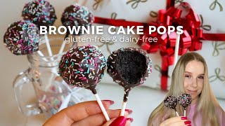 How to make Cake Pops I Gluten free & Dairy free Brownie Cake Pops Recipe