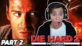 Die Hard 2 (1990) Movie REACTION!!! - Part 2 - (FIRST TIME WATCHING)
