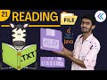 Reading from a file in Java | OOPs - Java Programming | Ep-21 | Tamil | code io