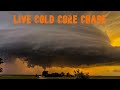 🔴 SEVERE WEATHER OUTBREAK & COLD CORE MAGIC? LIVE STORM CHASER