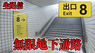 【ホラー】全異変達成！無限に続く地下通路を脱出できるのか 生配信【8番出口】