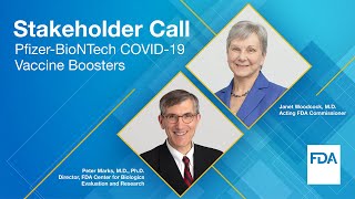 Stakeholder Call: Pfizer-BioNTech COVID-19 Vaccine Booster Dose - 9/24/21