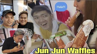 Junjun waffles in Davao | Kinain si Junjun 🤣🤣 Masarap at Malaki
