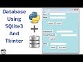 DML Operations In Python With Tkinter & Sqlite 3
