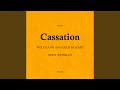 Cassation in B Flat Major, K. 99: IV. Menuetto