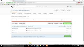 Hello world using Git