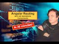 Angular Routing with not standalone Components