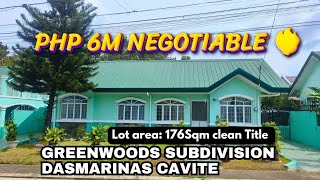 Bungalow House For Sale sa Greenwoods Subdivision Dasmarinas Cavite ❤️‍🔥