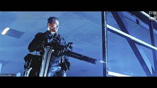 T-800 (Arnold Schwarzenegger) firing a M134 Minigun  | Terminator 2: Judgment Day |