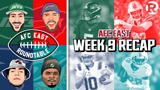 AFC East Roundtable | NFL Week 9 Recap