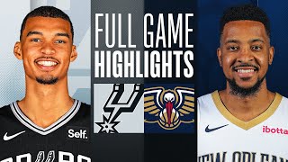 SPURS at PELICANS | FULL GAME HIGHLIGHTS | April 5, 2024