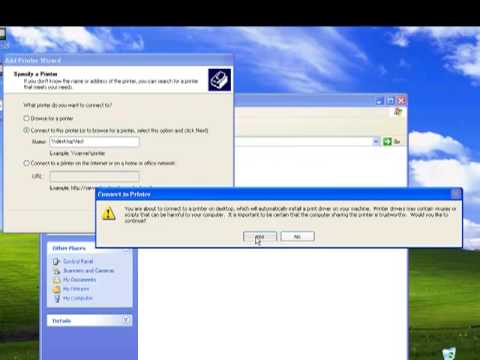 How to set up a Network Printer on XP How to set up a Network Printer on XP