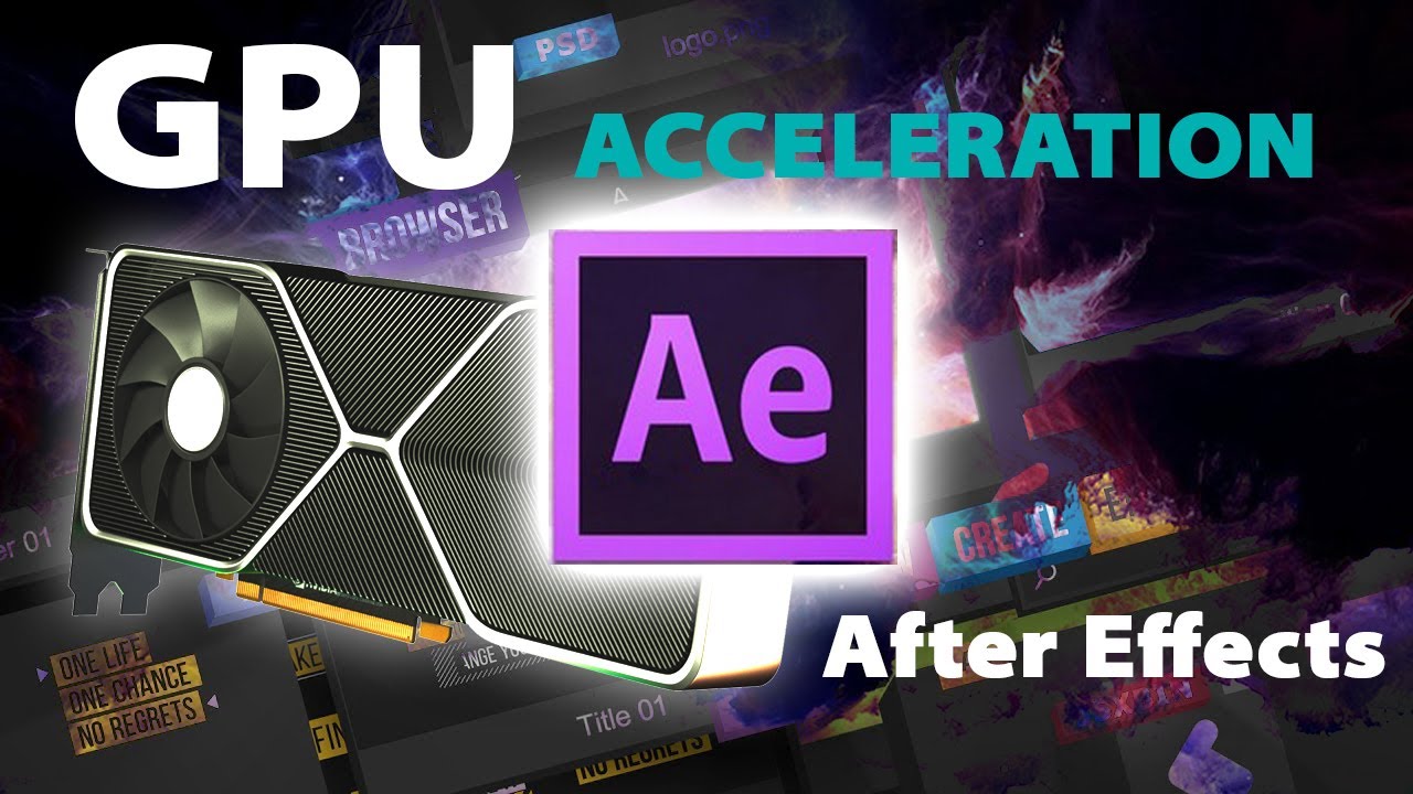 After Effects GPU. Как использовать и CPU И GPU Adobe after Effects. Effect 17