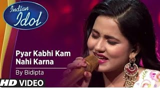 Indian Idol Season 13 | Bappi Lahiri Special | Pyar Kabhi Kam Nahi Karna By# bidipta Chakraborty