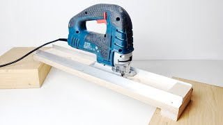 DIY Jigsaw guide woodworking jig.