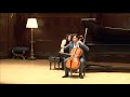 2018 Eastman School of Music Convocation, Guy Johnston, cello, Schumann