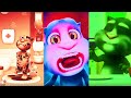 Talking Tom Gold Run Super TOM VS Super ANGELA VS SUPER GINGER VS Hyper Tom VS Cyber Angela