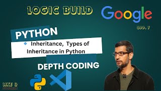 Inheritance Types of Inheritance:Single,Multiple, Multilevel,Hierarchical& Hybrid CSM Skills python