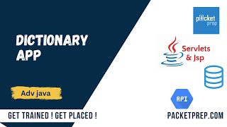 Dictionary app using Advanced Java Project Part 1