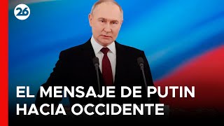 🚨 RUSIA | Este fue el mensaje de PUTIN a OCCIDENTE al asumir un nuevo mandato como Presidente