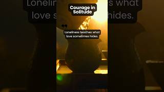 Loneliness Taught Me What Love Couldn't 🪞🕊️| The Wisdom Hidden in Loneliness #shorts #motivation