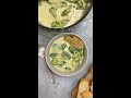 This broccoli cheddar soup recipe is BETTER than Panera's 🥦🧀 #shorts