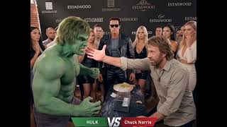 CHUCK NORRIS VS THE HULK (SLAP FIGHT)