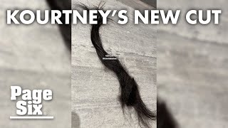 Kourtney Kardashian let Travis Barker chop off her hair | Page Six Celebrity News