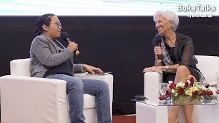 Achmad Zaky & Christine Lagarde - 2018 Youth Town Hall - The Future of Work | BukaTalks