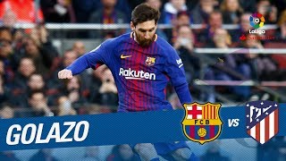 Golazo de Messi (1-0) FC Barcelona vs Atlético de Madrid
