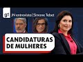 Simone Tebet responde sobre candidaturas de mulheres ao JN | Jornal Nacional | Eleições | g1