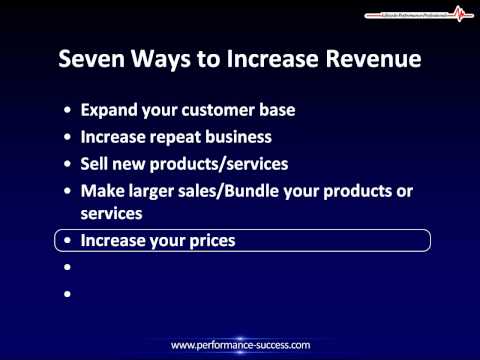 How to Increase Revenue in Business How to Increase Revenue in Business