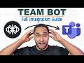 Build a Microsoft Teams AI Chatbot in 20 Minutes (Voiceflow + Make.com Tutorial)