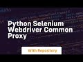 python selenium webdriver common proxy