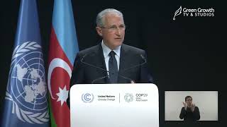 COP29 President Mukhtar Babayev's Speech at the UN Climate Change Conference