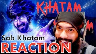 EMIWAY - KHATAM "REACTION" (OFFICIAL VIDEO) GSDhami || RAFTAAR || Latest Hindi Rap song 2018