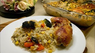 DELICIOUS CHICKEN WITH RICE! EASY recipe for a delicious FOOD!