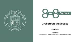 STS 8 in 8 Advocacy Series: Grassroots Advocacy