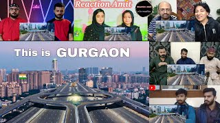 Gurgaon City | Cyber hub of India | Delhi Ncr Gurugram 🇮🇳 | mix mashup reaction | Pakistani reaction