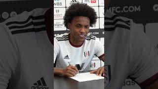 WILLIAN SIGNS FOR FULHAM! 🇧🇷 #shorts #WillcomeToSW6