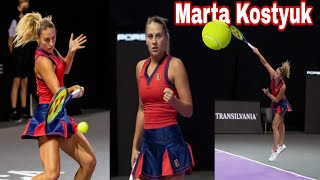 Marta Kostyuk defeats Emma Raducanu to semifinal at Transylvania Open in Cluj Napoca | MeiLee Vlogs
